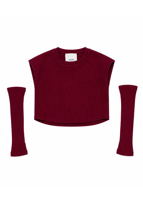 Top maniche removibili Lù-Lù BY MISS GRANT | LL4722BORDEAUX